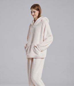 Pijama Lounge Wear de lã ultramacia de 2 peças