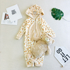 Bebê Kigurumi de pelúcia com capuz de lã Oeko-tex com tema animal