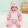 Conjunto de pijama de flanela coral sherpa com tema animal premium, conjunto de pijama kigurumi para crianças e bebês, quente, aconchegante e divertido, elegante, cosplay 