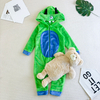 Animal Kigurumi de pelúcia com capuz de lã Oeko-tex