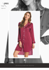 Pijama de cetim sexy e elegante de poliéster feminino, roupa de dormir macia e sedosa, bom para roupa íntima 