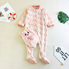 Kigurumi de bebê com capuz de lã Oeko-tex para crianças