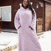 Loungewear de relaxamento noturno feminino personalizado impresso
