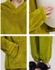 Pijama Lounge Wear de lã ultramacia de 2 peças