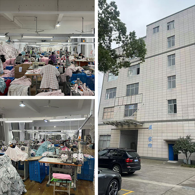 &aacute;rea de inspe&ccedil;&atilde;o de qualidade de pijama