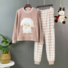 Conjuntos de pijama de lã com certificação OEKO-TEX® – Pijamas macios e quentes com lindos bordados feitos de forma sustentável em uma fábrica auditada pela BSCI
