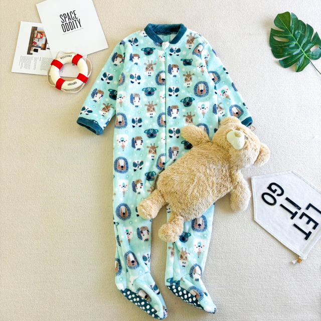 Kigurumi de bebê com capuz de lã Oeko-tex para crianças